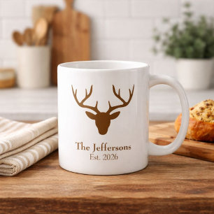 Land Decor hjort head Kaffemugg