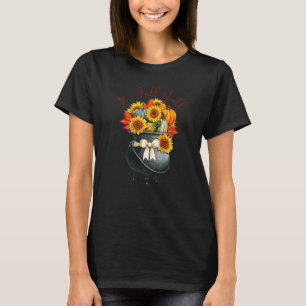 Land Det Är Höst Allihopa Solrosor Grafisk Höst  T Shirt