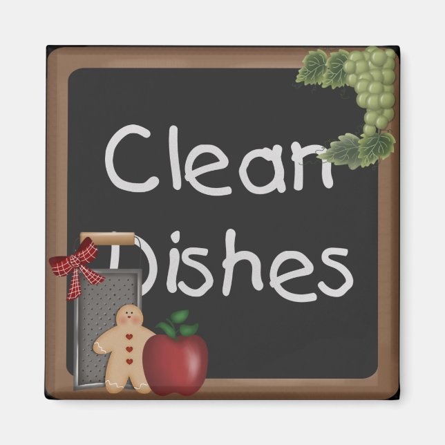 Land Dishwasher Magnet (Framsidan)
