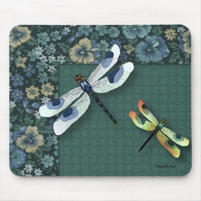 Land Dragonflies Mousepad Musmatta (Framsidan)