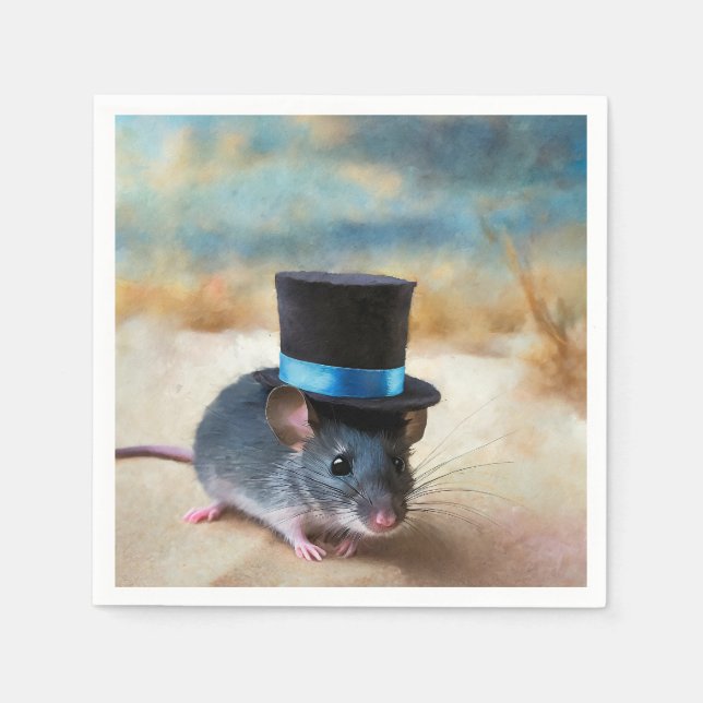 Land-ekvire Mouse Pappersservett (Framsidan)