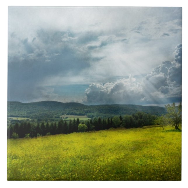 Land - evigt hopp kakelplatta (Framsidan)