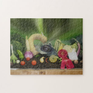 Land Fair Red Ribbon Harvest Visning Pussel
