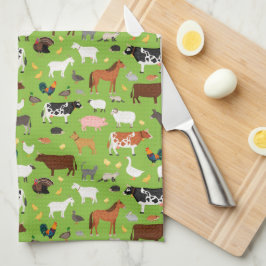 Land Farm Kitchen Towels - Boskap - Gifts Kökshandduk