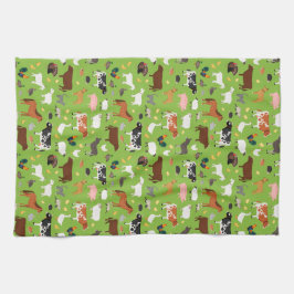 Land Farm Kitchen Towels - Boskap - Gifts Kökshandduk