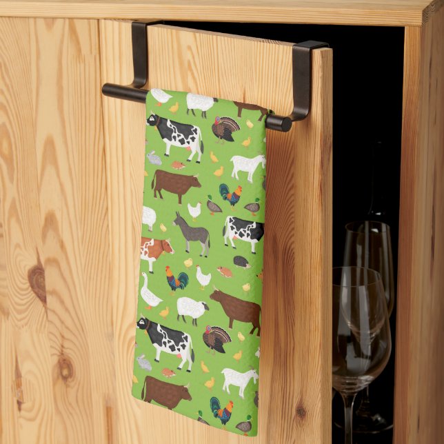 Land Farm Kitchen Towels - Boskap - Gifts Kökshandduk (Thirds Fold)