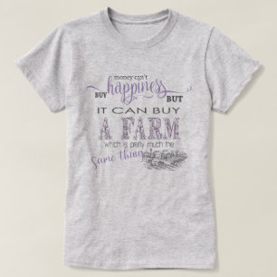LAND FARM Pengar kan inte köpa lycka T-shirt