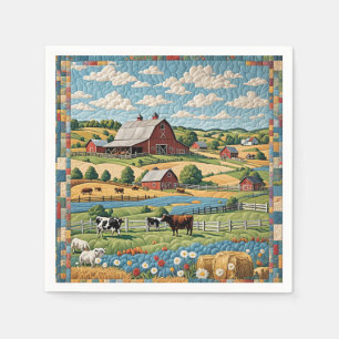 Land Farm Quilt Pappersservett