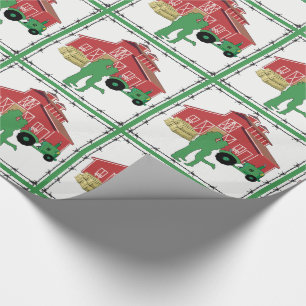 Land Farm Romantic par med Barn/traktor Presentpapper