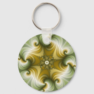 Land Fayre - Fractal Art Nyckelring
