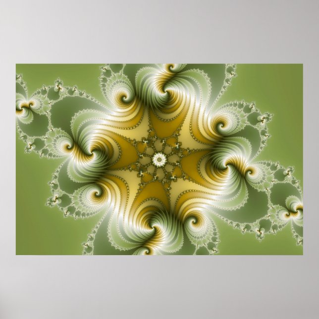 Land Fayre - Fractal Art Poster (Framsidan)