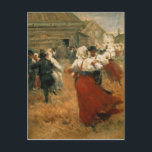 Land festival, 1890-talet vykort<br><div class="desc">Land festival,  1890-talet | av Anders Leonard Zorn | Konstplats: Pushkin Museum,  Moskva,  Ryssland | Svenska konstnärer | Bilduppsamlingsnummer: BAL106334</div>