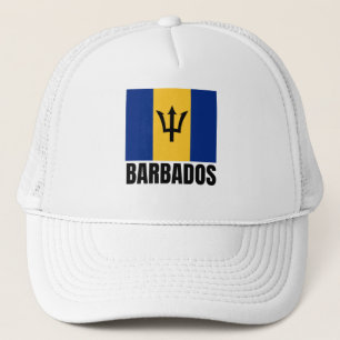 Land Flagga Barbados Barbadian Blue Gult Island Keps