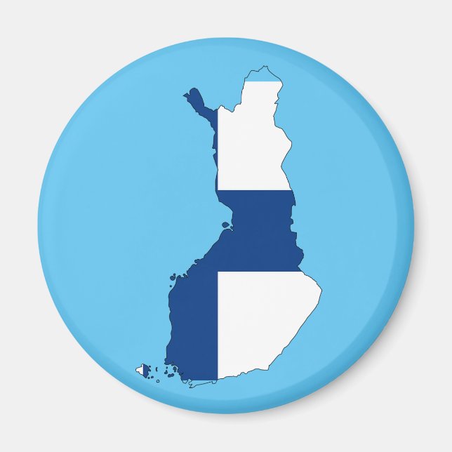 Land flagga magnet (Framsidan)
