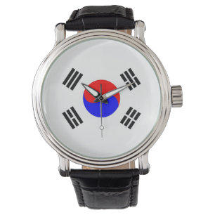 land flagga Sydkorea Armbandsur