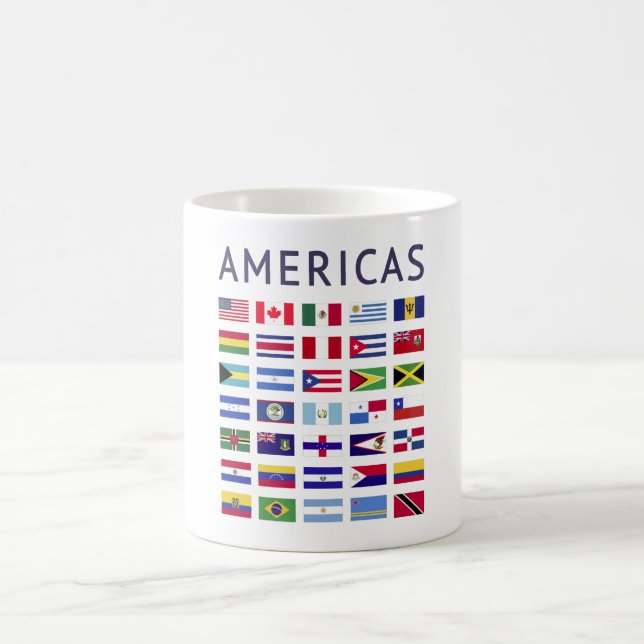 Land Flaggor Americas Flaggor Amerika Kaffemugg (Center)