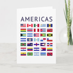 Land Flaggor Americas Flaggor Amerika Kort