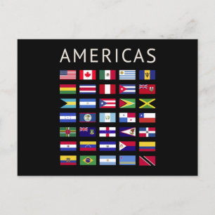 Land Flaggor Americas Flaggor Amerika Vykort