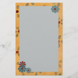 Land Flowers Stationery Brevpapper