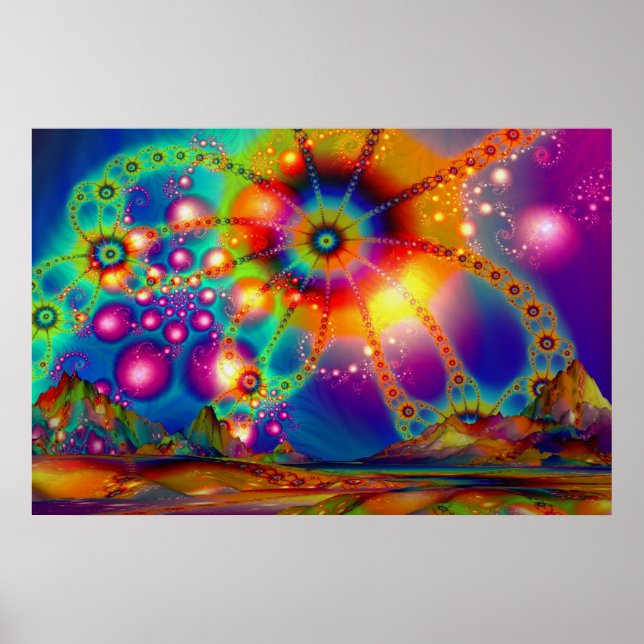 Land för Psychedelic Illuminations - Poster (Framsidan)