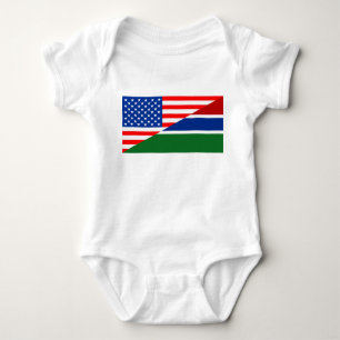 land för United States Amerika gambia halvt Tröja