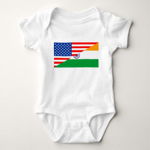 land för United States Amerika india halvt Tee