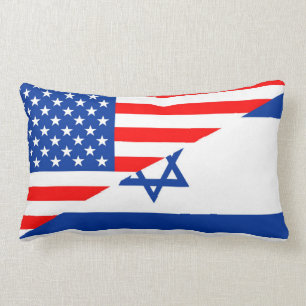 land för United States Amerika israel halvt Lumbarkudde
