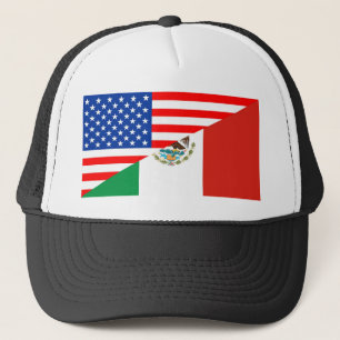 land för United States Amerika mexico halvt Truckerkeps