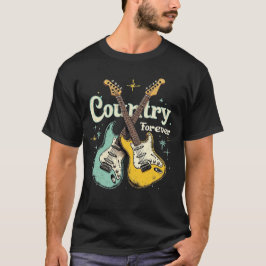 Land Forever Vintage Guitar Shirt T Shirt