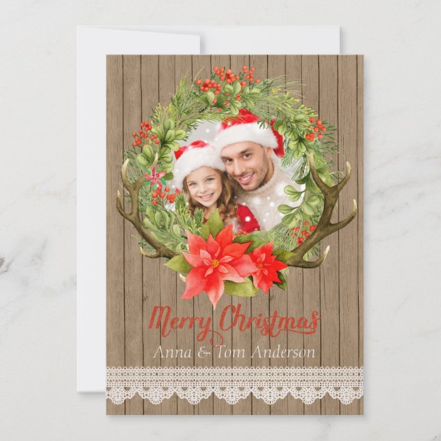 Land-fotojulkort Julkort (Framsida)