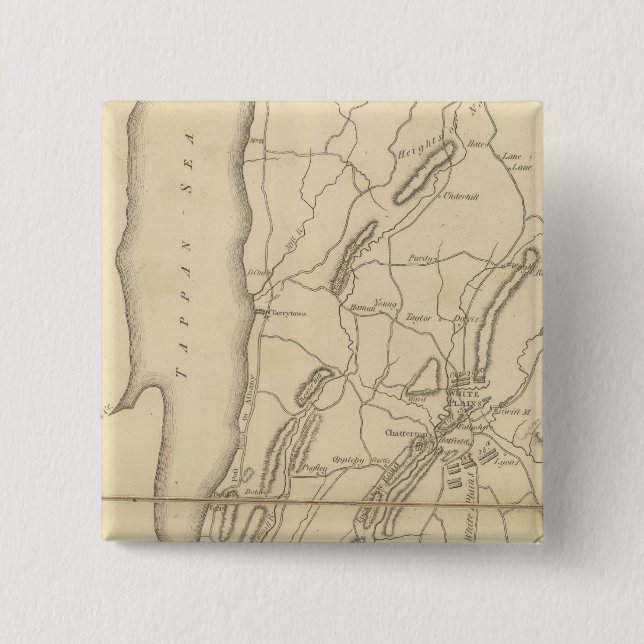 Land från Frogs punkt till Croton River Knapp (Framsida)