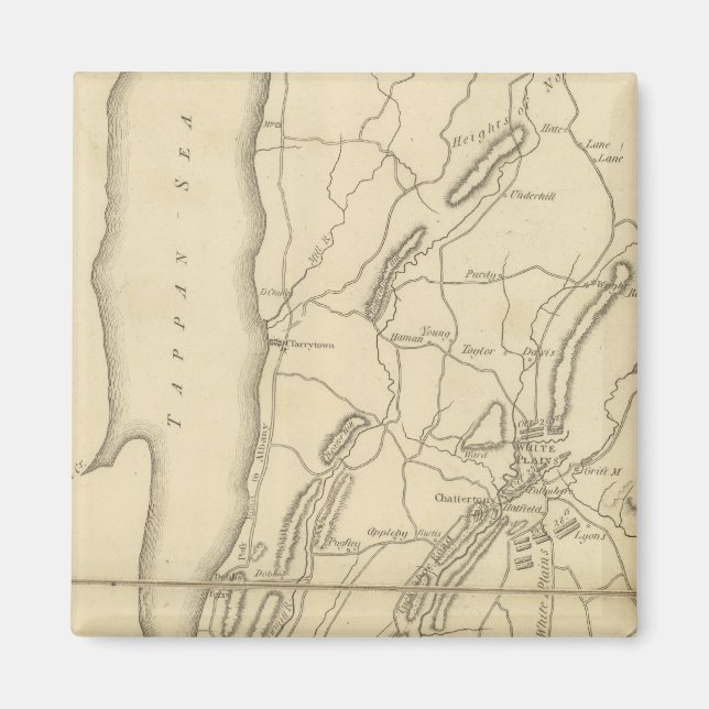 Land från Frogs punkt till Croton River Magnet (Framsidan)