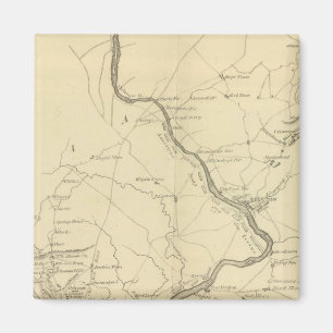 Land från Rariton River i Öster Jersey Magnet