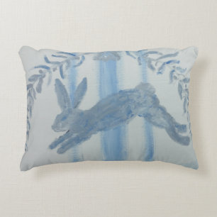 Land Fransk Bunny Rabbit Prydnadskudde