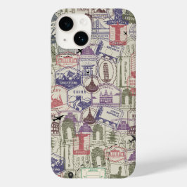 Land Frimärke _ Mobile Fodral