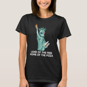 Land fritt hem för Pizza Älskare 4:e Ju T Shirt