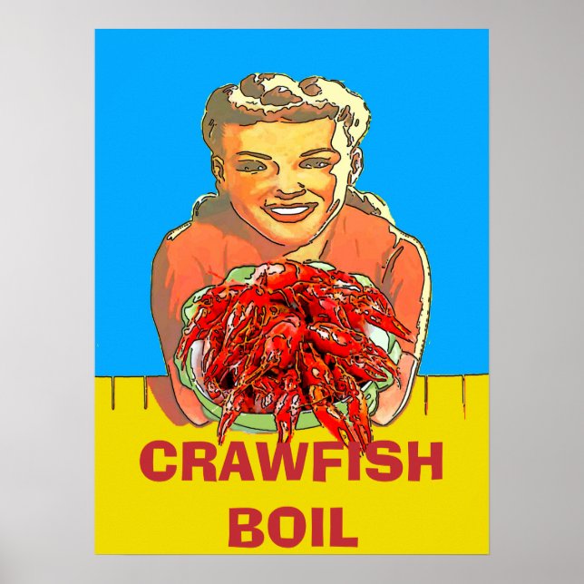 Land Gal Kräftor Boil, Poster (Framsidan)