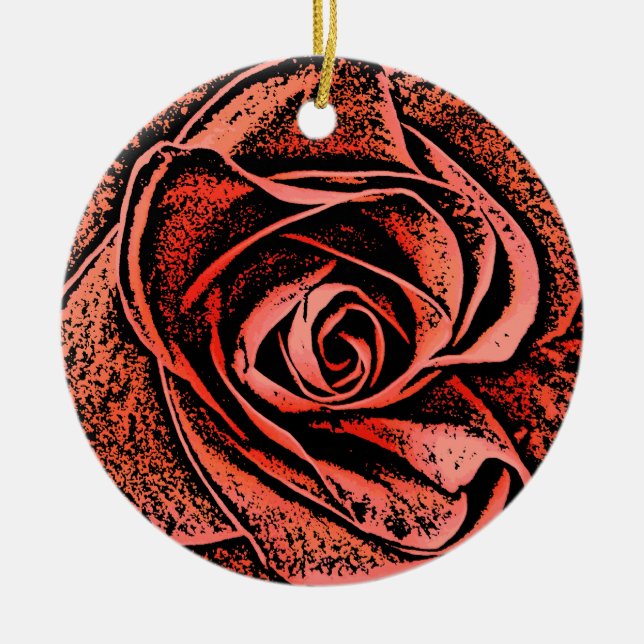 LAND GARDEN FLOWERS JULGRANSPRYDNAD KERAMIK (Framsidan)