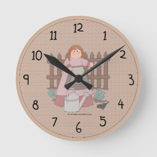 Land Garden Wall Clock Rund Klocka