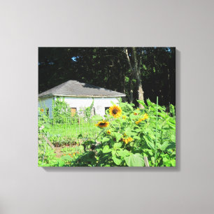 Land Garden Wrapped Canvas