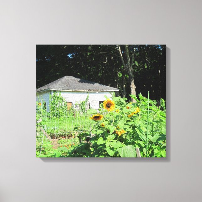 Land Garden Wrapped Canvas (Framsida)