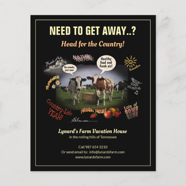 Land Getaway Flyer (Framsidan)