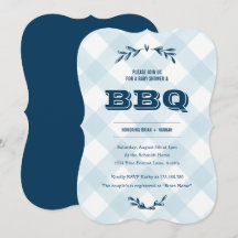 Land Gingham Baby Shower