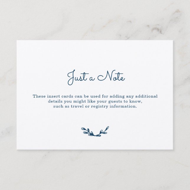 Land Gingham Infoga kort (Framsida)