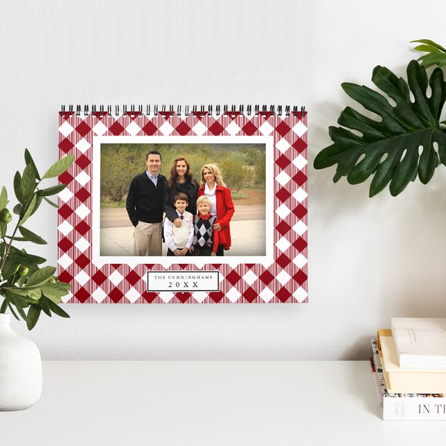 Land Gingham Photo Calendar Kalender (Skapare uppladdad)