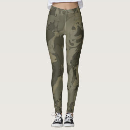 Land Girl Fishing Camouflage Mönster Leggings