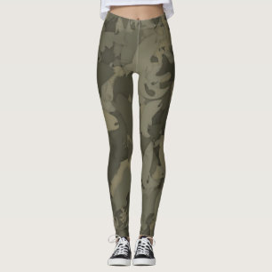 Land Girl Fishing Camouflage Mönster Leggings