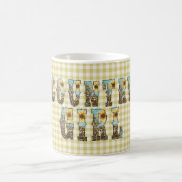 Land Girls Typography Kaffemugg