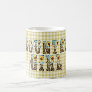 Land Girls Typography Kaffemugg
