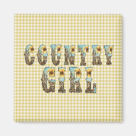 Land Girls Typography Magnet